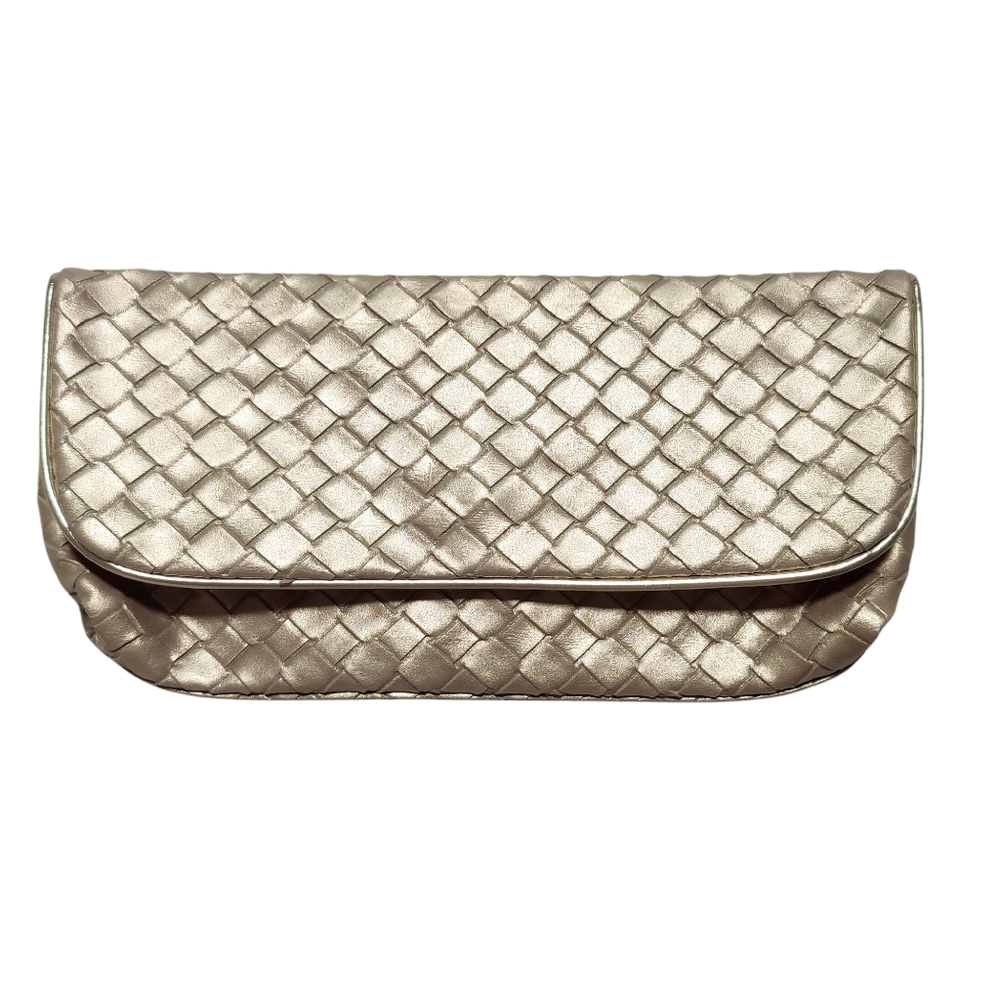 2 For $15 Vintage Estee Lauder Gold Woven Clutch New